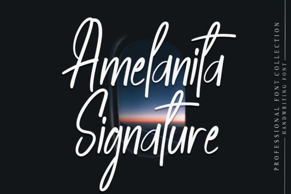 Amelanita Signature: Elegant Handwritten Font