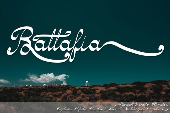 Battafia: A Handwritten Script Font That Elevates Real Business Branding