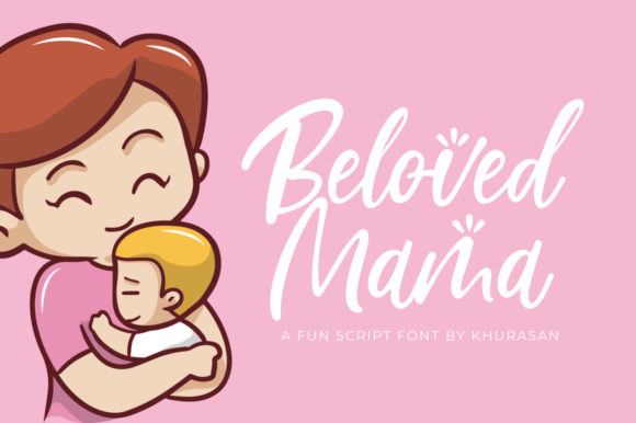 Beloved Mama: A Handwritten Font for Scroll-Stopping Brand Moments