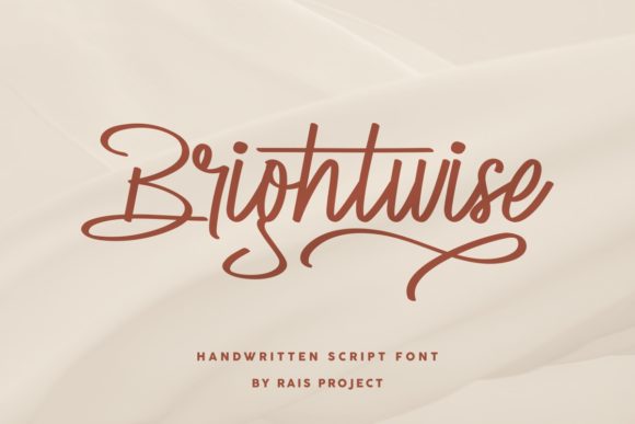 Brightwise: A Delicate Retro Script Font for Handmade Charm