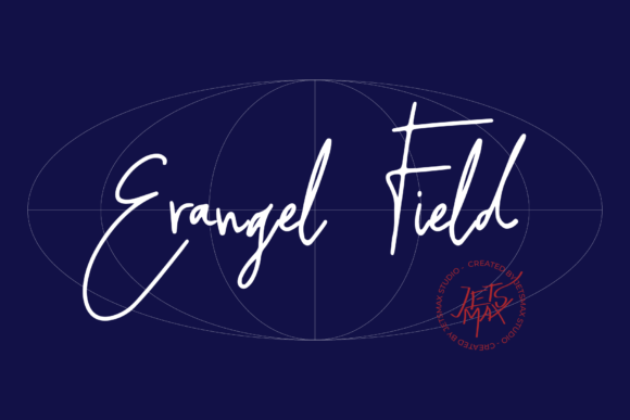 Erangel Field: A Handwritten Font for Elegant Digital Branding