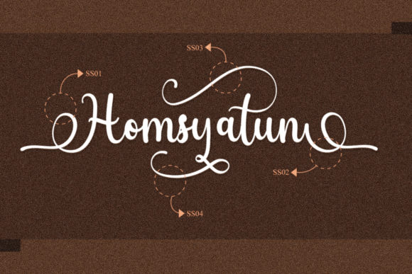 Homsyatun: A Handwritten Font That Builds Trust and Recognition