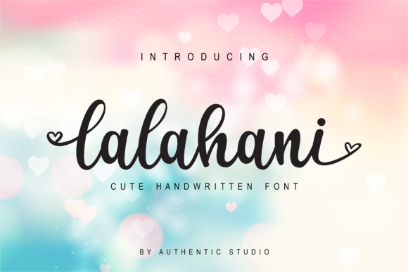 Lalahani: A Romantic Typeface for Elegant Design