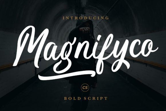 Magnifyco: A Bold Handwritten Font for Confident Digital Branding