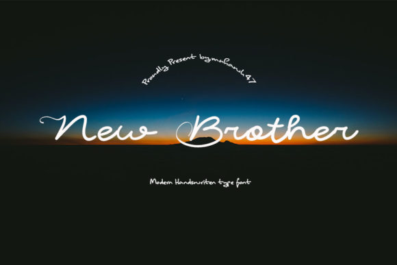 New Brother: A Light, Flexible Script Font for Editorial Warmth