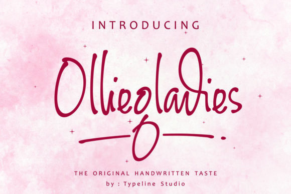 Olliegladies Font for Creative Makers