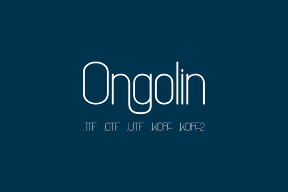 Ongolin: A Script Font for Web Design