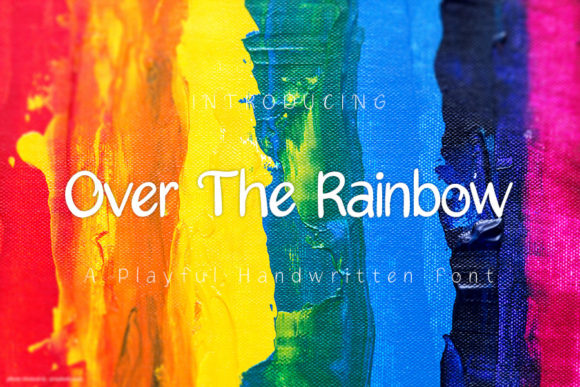 Over the Rainbow Font for Web Design