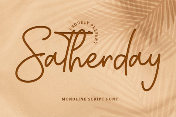 Satherday: A Script Font for Web Design