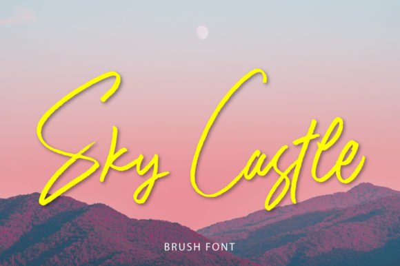 Sky Castle: A Handwritten Font That Earns Its Place in Real Campaigns