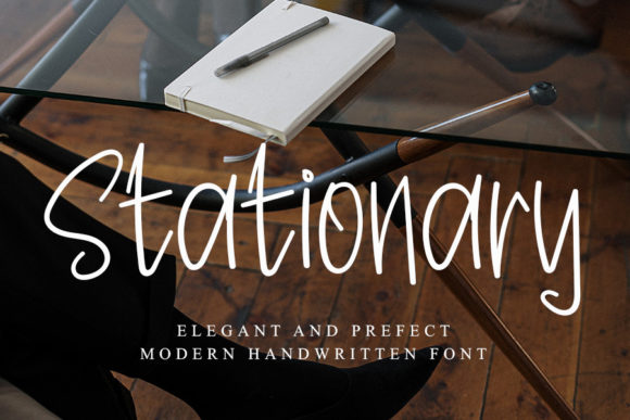 Stationary: A Handwritten Font for Creative Projects