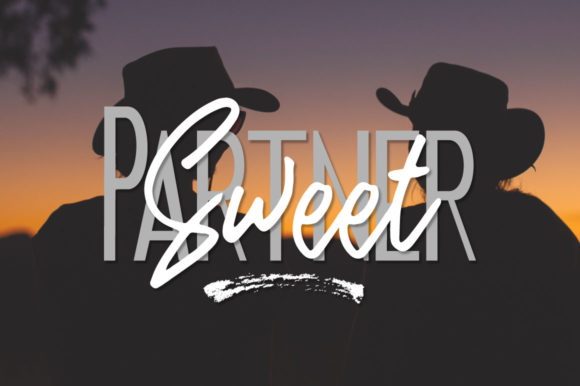 Sweet Partner: A Delightful Display Typeface for Digital Brands