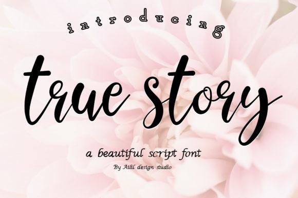 True Story Font: A Touch of Elegance
