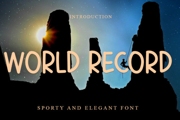 World Record: A Clean Handwritten Font for Digital Brands